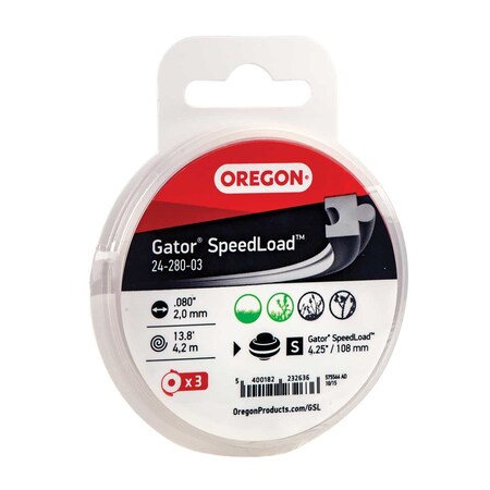 Oregon Oregon Gator Speedload Trimmer Head, 10 pack 24-280-03